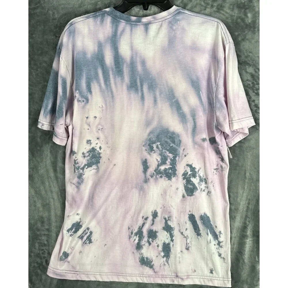 Women’s T-Shirt “All I Need Is Coffee And My Dog Tie Dyed Shirt Size Large